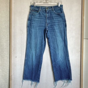 Vintage Pierre Cardin Jeans Women's Waist 29" Cropped Raw Hems High Waist - Picture 1 of 15