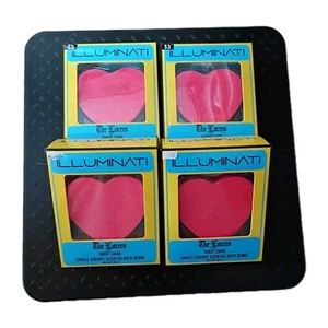 Special Someone Bath Bomb Heart Cherry Scented Bath Bomb Fizzy- 4 PACK - Picture 1 of 4