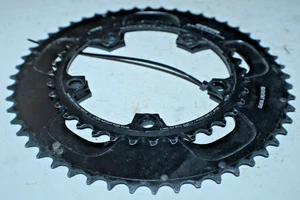 SRAM Powerglide MTB Bike Chain Rings 5-Bolt 36/52 Teeth Black 110BCD Ships Fast! - Picture 1 of 13