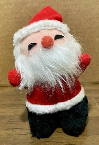 6 ZOLL VINTAGE 1978 RUSS BERRIE WEIHNACHTEN WEIHNACHTSMANN PUPPE STOFFTIER PLÜSCHTIER - Bild 1 von 7