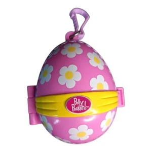 Polly Pocket Mattel Easter Egg Hunt Compact Keychain Minifigure 54286 - Picture 1 of 3