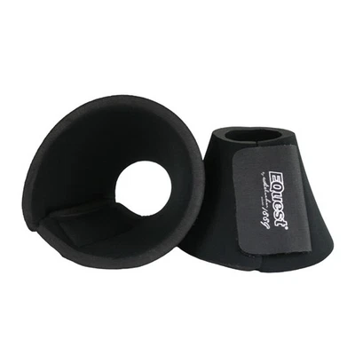 Equest Hufglocke Neopren, 2er Set, schwarz - L - Full Pferd Pferdehufe Schutz - Bild 1 von 3