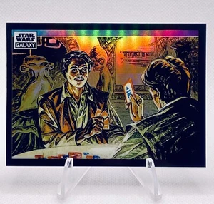 A Card Game of Chance 2022 Topps Star Wars Galaxy Chrome Refractor #25 - Picture 1 of 2