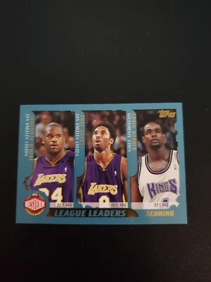 2001 Topps Shaquille O'Neal Kobe Bryant Chris Webber Allen Iverson Vince Carter - Image 1 of 2
