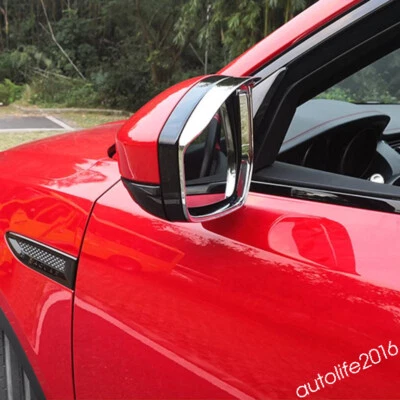 Accessories Rearview Mirror Rainproof Eyebrow Covers For Jaguar E-pace 2018-2025 - Image 1 of 4