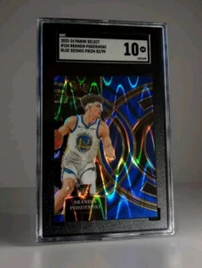 Brandin Podziemski RC 2023-24 Panini Select Premier Blue Seismic Prizm 83/99 - Picture 1 of 12