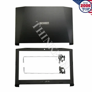 New Acer Nitro 5 AN515-53 51 41 AN515-42 Lcd Back Cover Front Bezel W Hinges US - Picture 1 of 8