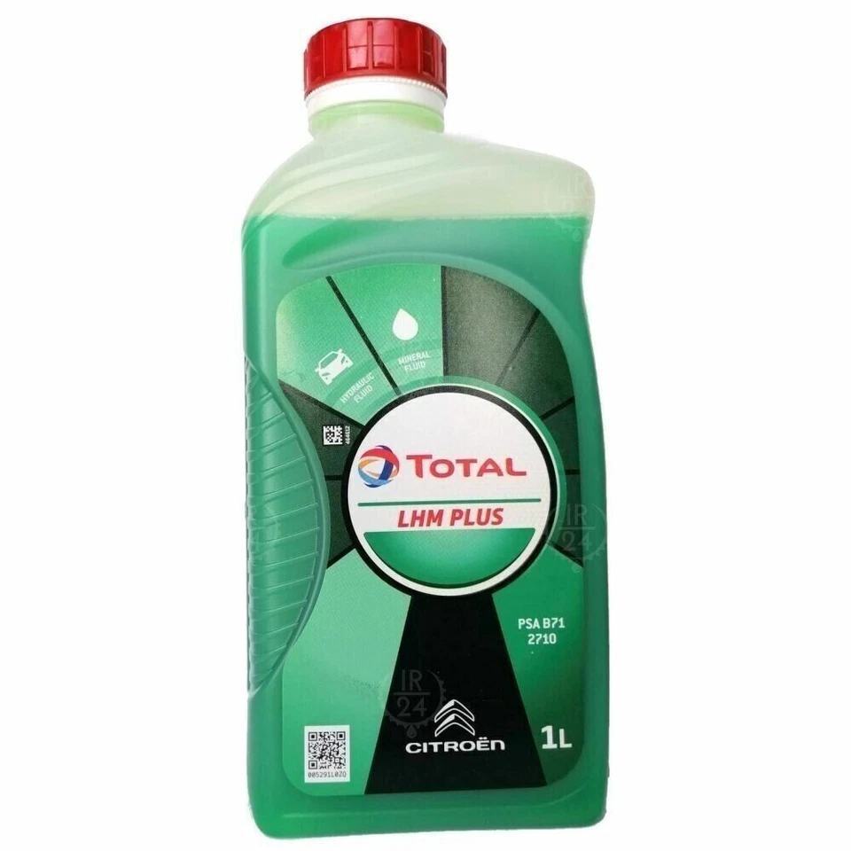 1 LITRO OLIO PER CIRCUITI IDRAULICI PER CITROEN TOTAL LHM PLUS VERDE