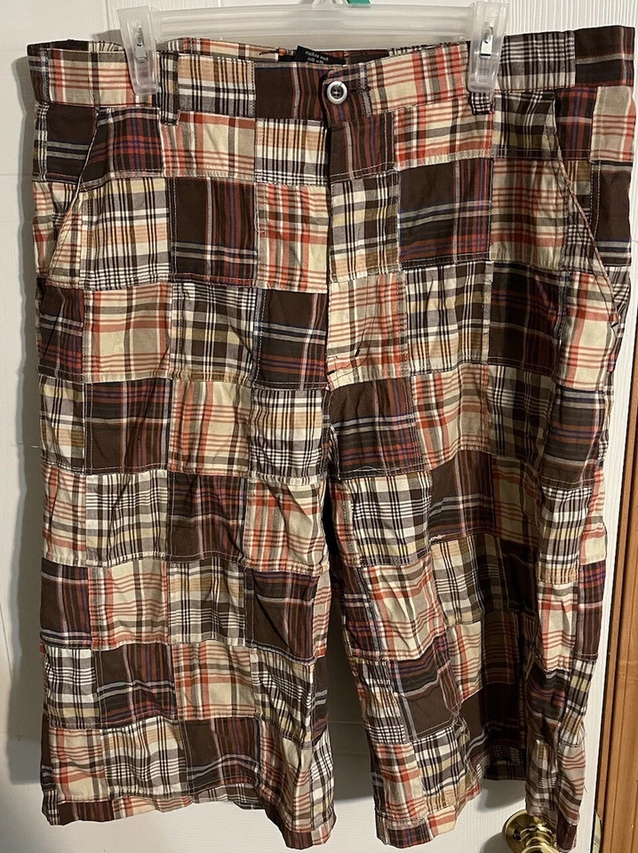 Dtek Patchwork Shorts 38 - Image 1 of 2