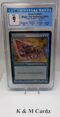 MTG - 8th Edition - Steal Artifact - Foil - Graded 9.0 - Image 1 of 4