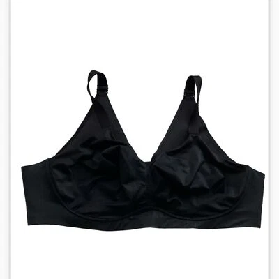 Sujetador inalámbrico Catherine’s talla grande para mujer talla 46C negro Foto 1 de 4