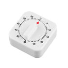 Plastic 60 Minutes Timing Range Square Mechanical Timer Kitchen Cooking Tool