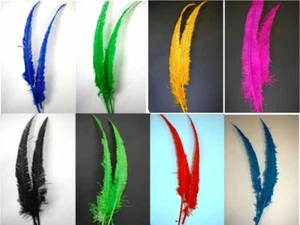 PLUMAS de calidad de avestruz NANDU 18""-23"" de avestruz más de 11 colores para elegir - Imagen 1 de 16