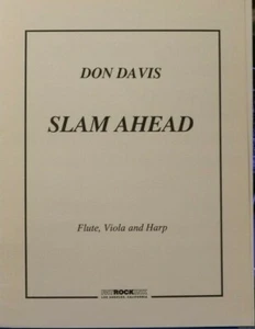 Flute, Viola & Harp: Slam Ahead by Don Davis New Unplayed publisher price $16.00 - Picture 1 of 5