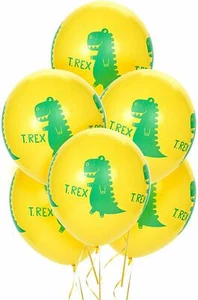 Globos de dinosaurio T-Rex 6 por paquete globos de látex calidad helio envío gratuito a EE. UU. - Imagen 1 de 6