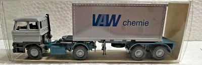 Wiking 1:87 H0 20526 DAF Camion Con Rimorchio Container 20 Ft - Immagine 1 di 2
