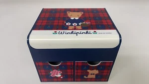 Sanrio Winkipinki custodia accessori in plastica con specchio made in 1995 articolo novità - Foto 1 di 19