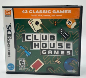 Clubhouse Games (Nintendo DS, 2006)- CIB- W/Manual- TESTED & WORKS - Picture 1 of 5