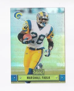 2000 Bowman Reserve #26 Marshall Faulk St. Louis Rams San Diego State Aztecs - Picture 1 of 2