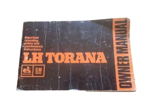 LH Torana slr 5000 a9x v8 feb 1974 - owners warranty service manual 1507 - Picture 1 of 7