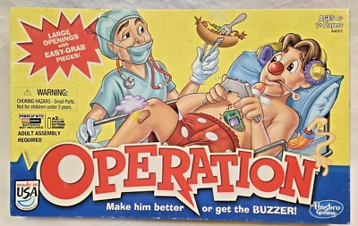 2012 Hasbro #A4053 Operation Board Game Complete Working In Near Mint Condition - Image 1 of 4