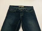 Bke Stella Stretch Jeans For Women 27X33 1/2 Dark Blue Pre Owned 98% Cotton