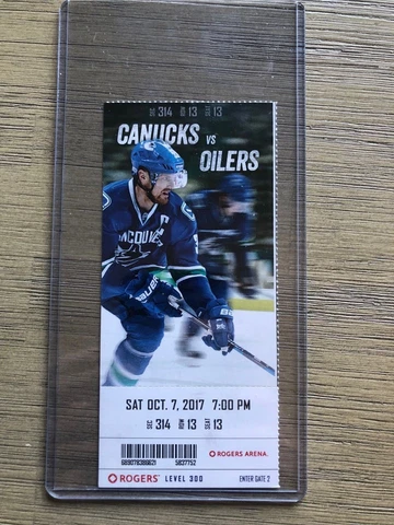 2017-18 Vancouver Canucks NHL Official Mint Ticket Stubs - pick any game! Cover