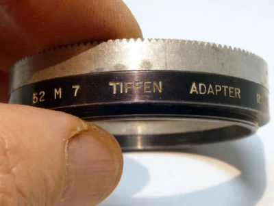 Tiffen 52mm to  Series 7 VII Adapter with Retaining ring Step up to 54mm - Image 1 of 4