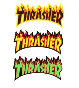 Pegatina Thrasher Magazine Flame Fire 6" Varios Colores - ¡ENVÍO GRATUITO! - Imagen 1 de 1