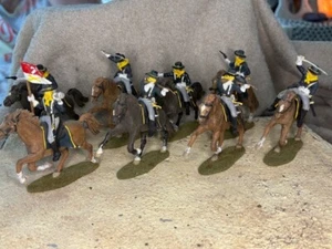 7th U.S. Cavalry, General Custer Little Big Horn, Painted Plastic Figures, 1/32 - Picture 1 of 14