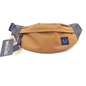 True Religion Brand Jeans Yella Belt Bag Tan Brown Unisex Adults - Picture 1 of 8