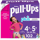 Huggies Pull-Ups Plus Training Pants For Girls (Select Size) Disney Princess