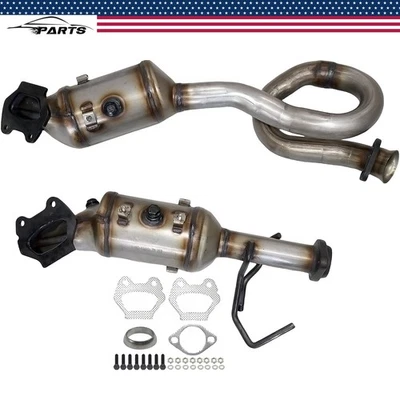 Exhaust Manifold Catalytic Converters For 2012 2013-2018 Jeep Wrangler JK 3.6L - Image 1 of 4