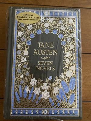 Jane Austen,Seven Novels, Bonded Leather, Barnes & Noble Classic Ed, NEW/wrapped - Image 1 of 4