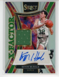 CAMISETA KEVIN McHALE 2024-25 Panini Select AUTO USADA EN JUEGOS #d Prizm Silver CELTICS - Imagen 1 de 2