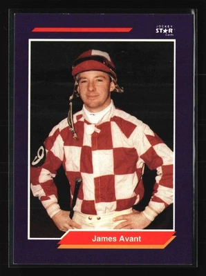 Tarjetas estrella Horse Jockey 1992 - #8 James Avant Foto 1 de 2
