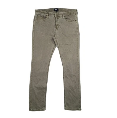 Pantalones de mezclilla PAIGE Lennox ajustados para hombre musgo oliva elástico talla 34x32 hechos en EE. UU. Foto 1 de 4