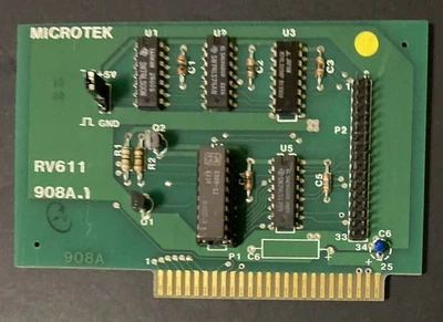 Vintage Microtek RV611 Parellel Printer Card for Apple II Series - Image 1 of 2