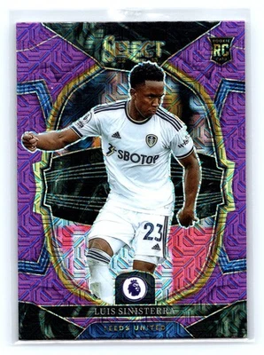 2023 Panini Select #46 Luis Sinisterra Rookie Purple Mojo Leeds - Image 1 of 2