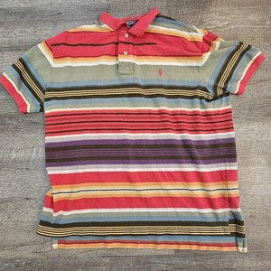 Vintage Polo Ralph Lauren Shirt Mens Large Western Serape Blanket Striped Polo - Picture 1 of 8