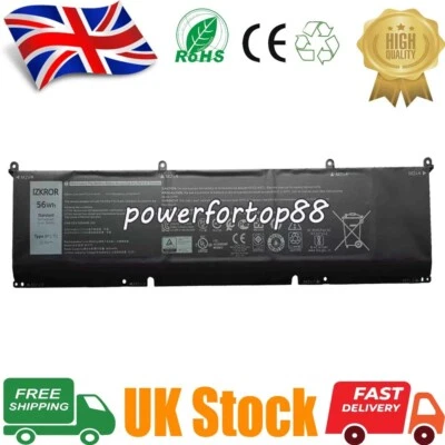 Battery 8FCTC for XPS 15 9500 9510 Inspiron 7510 7610 Precision 5550 5560 5570 - Image 1 of 4
