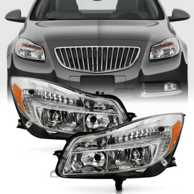 Conjunto de faros halógenos izquierdo y derecho para Buick Regal 2011-2013 Foto 1 de 4