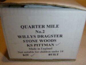 A smts Quarter mile scale model of a Willy's Dragster Stone, Wood, KS Pitman 