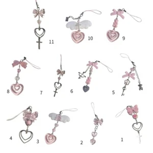Lovely Phone Adornment Acrylic Material Bag Pendant Bowknot Pendant for Woman - Zdjęcie 1 z 16