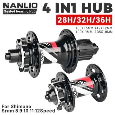 Mountain Bike Hub for HG/MS /SX/NX Disc Brake 6 Pawls 114 Clicks 28H 32H 36H - Image 1 of 4
