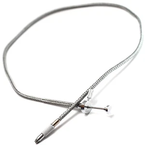 All Metal Shutter Release Cable 20" For 35mm 120 Film SLR Rangefinder TLR Camera - Picture 1 of 6