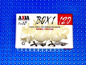 CAJA AXIA 1 120 1997 JAPÓN TIPO I CINTA DE CASETE EN BLANCO (1) (SELLADA) - Imagen 1 de 3