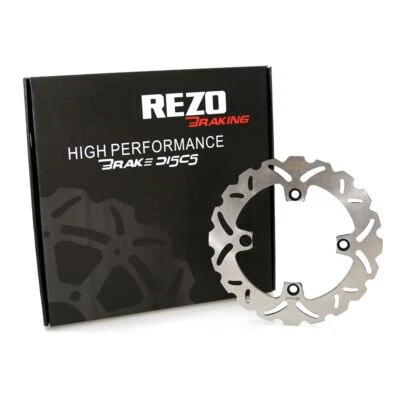 Disco de rotor de freno trasero ondulado de acero inoxidable Rezo para Honda CBF 1000 10-12 Foto 1 de 4