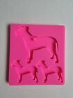 Beautiful Staffy Staffordshire Bullterier Silicone Mold For Resin Keyrings craft