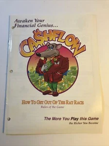Rich Dad Cashflow Juego de Mesa Reglas Manual Solo Edición 2000 Robert Kiyosaki - Imagen 1 de 4